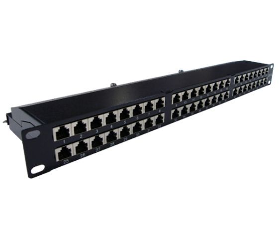 Cat6 shielded patch store panel