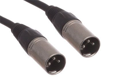 3-Pin Male to 4-Pin Male XLR Head Cable