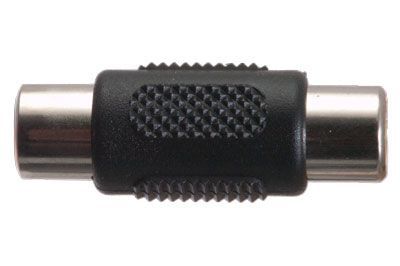 4) 1/4 CABLE COUPLER Splice Dual Jack Instrument Cable Cord