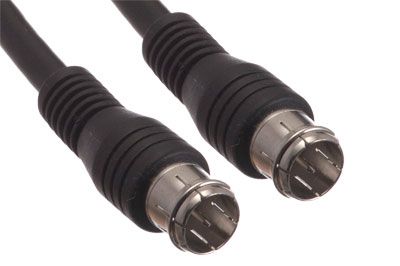Digital Coaxial Audio Video Cable – 15 feet (Satellite Cable Connectors,  Male F Connector Pin, Coax 