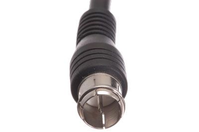 Coaxial Cable (Coax Cable) 6ft with Easy Grip Connector Caps