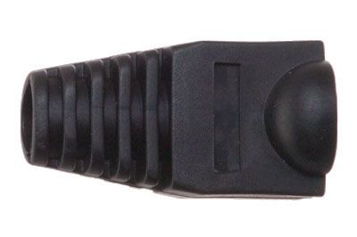 RJ45 Strain Relief Boot | PVC - Black | ShowMeCables.com