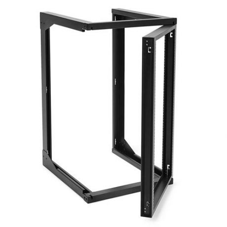 ShowMeCables 18U Swing Gate Wall Rack (18" Depth)
