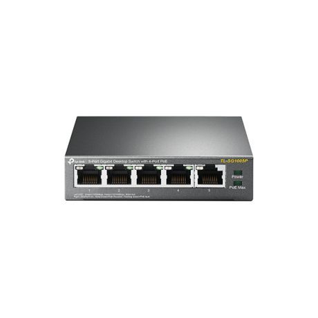 5-Port Gigabit Desktop Switch with 4-Port PoE TL-SG1005P