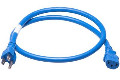 15FT Nema 5-15P to IEC 60320 C13 15A 125V - Purple | World Cord Sets