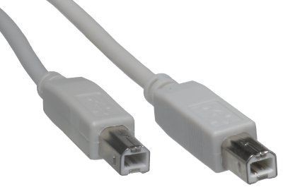 Câble USB A mâle/B mâle USB 2.0 - 3 m - blanc