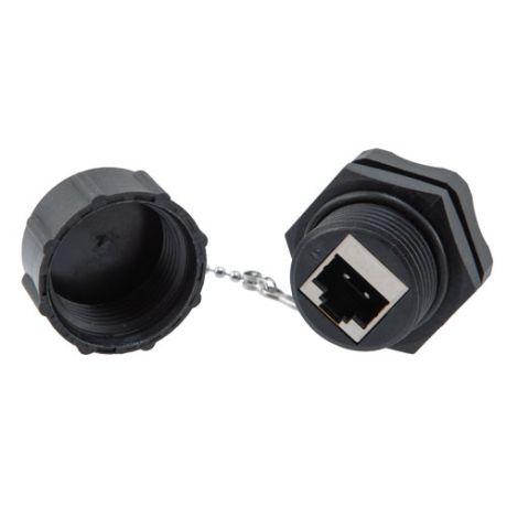 C6A IP68 RJ45 Coupler Bulkhead