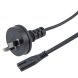 IRAM 2063 Type I to C7 International Power Cord - 2.5 Amp