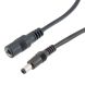 ShowMeCables DC Power Cable, 5.5mm/2.1mm Male To Female, 1-Foot