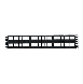 Panduit Keystone Blank Modular Patch Panel - 48 Port - 2 RU