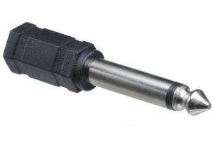 1/4 IN Mono Male to 3.5mm Stereo Female Adapter