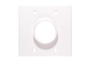 Split Pass-Through Wall Plate - Double Gang - 1 1/2 IN