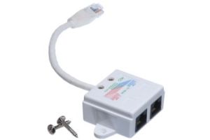 10/100 BaseT 1P/2J Wiring Splitter, Pigtail Type - Male to Dual Female - 07 Wiring