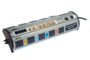 10 Outlet Home Theater Surge Protector - 7 FT Cord
