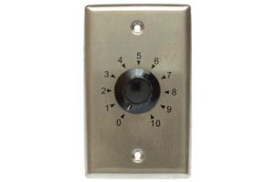 10 Watt 70/25 Volt Volume Control with Metal Plate
