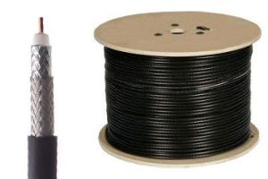 Times Microwave LMR-240-FR Fire Retardant Coaxial Cable - Black 