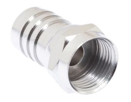 F-Type Male Crimp Connector with 1/2 Crimp Ring - RG59