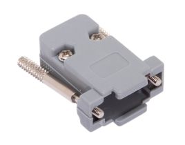 DB9 & HD15 VGA Hood with Thumbscrews - Plastic