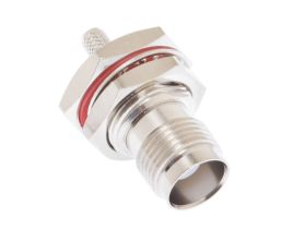 TNC Female Bulkhead Crimp Connector - RG174,  RG188, RG316 & LMR-100