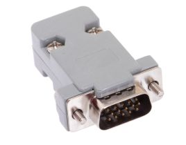 HD15 VGA Male Solder Connector Kit - Plastic