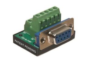 DB9 Female Terminal Block Panel Mount Connector
