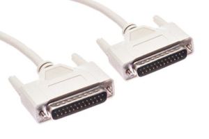 DB25 Male to DB25 Male Serial Cable