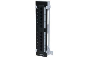 Cat5e Vertical Patch Panel - 12 Port