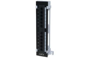 Cat6 Vertical Patch Panel - 12 Port