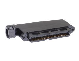 50 Pin Telco / Amphenol Right Angle Female Crimp Connector - Round Cable