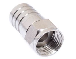 F-Type Male Crimp Connector - RG6/U Tri-Shield