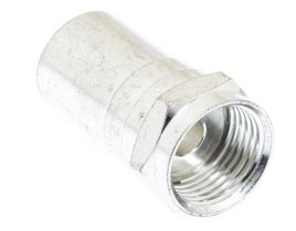 F-Type Male Crimp Connector with 1/2 Crimp Ring - RG59 Plenum