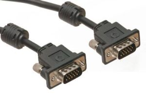 Low Profile HD15 VGA Cable - Male/Male 