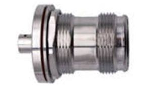 4.3/10 Mini-DIN Female to 4.3/10 Mini-DIN Female Bulkhead Adapter