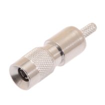 1.0/2.3 Mini-DIN Male Crimp Connector - RG174, RG316, & LMR-100
