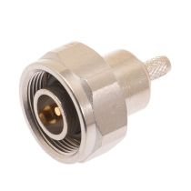 4.1/9.5 Mini-DIN Male Crimp Connector - RG58 & LMR-195