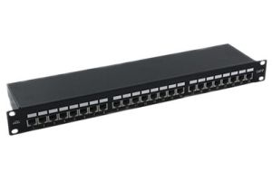 Shielded Cat5e Patch Panel - 24 Port