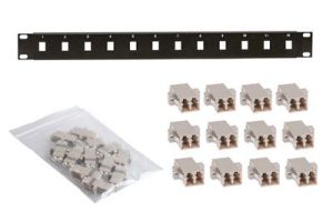 LC Multimode Fiber Patch Panel Kit  - 12 Port