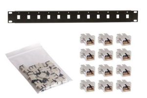 SC Multimode Fiber Patch Panel Kit - 12 Port