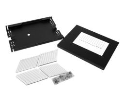 Aluminum Fiber Optic Splice Tray - 12 Single Fiber Fusion