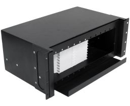 High Density Fiber FDU Patch Panel - Splice Tray and Slide Out Tray - 4U