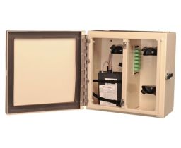 Wall Mount Fiber Enclosure - NEMA 1 & 4 Rated - Up to 24 Ports