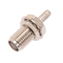 Reverse Polarity SMA Female Bulkhead Crimp Connector- RG174