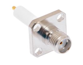 SMA Female Extended Chassis Mount Receptacle