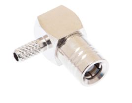 SMB Right Angle Male Crimp - RG174 & LMR-100