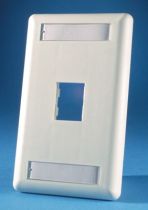 Ortronics TracJack Wall Plate - Single Gang