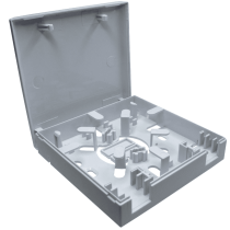 Indoor FTTH Fiber Termination Wall Enclosure - Plastic Construction