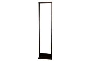 ShowMeCables 2 Post Aluminum Open Frame Rack - Black - 45 RU