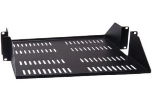 ShowMeCables Vented Double Side Shelf - 18 Inch Depth - 2 Space