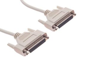 DB25 Female to DB25 Female Serial Cable