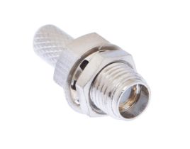 Reverse Polarity SMA Female Bulkhead Crimp Connector - RG58, RG141 & LMR-195